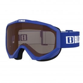 Liner Junior Goggles - Matt Blue Frame/ Brown Lens