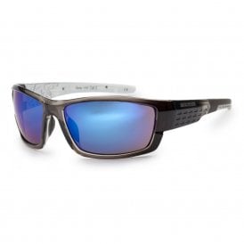 Delta X46 - Crystal Black / Blue Mirror