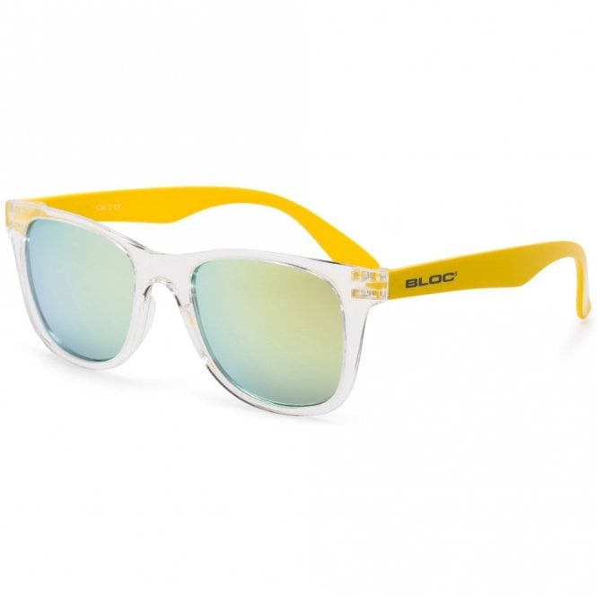 BLOC JUNIOR FLAIR J604 - Clear Yellow / Gold Mirror Cat.3