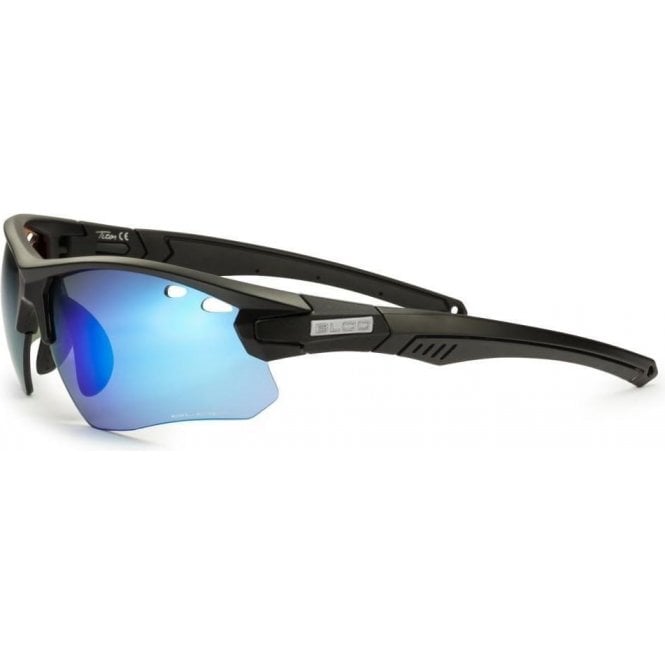 BLOC Titan Black - Blue Mirror Lens