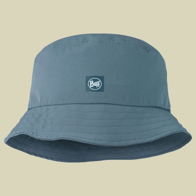 Buff ADVENTURE BUCKET HAT SOLID STONE BLUE