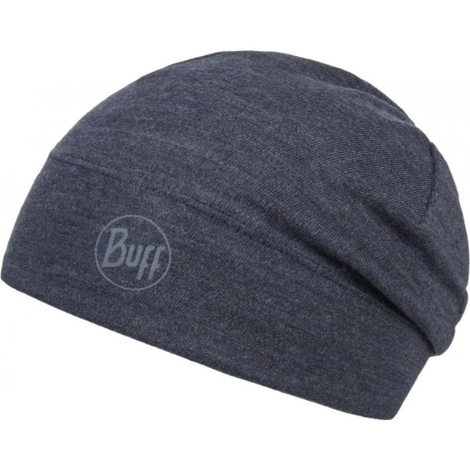 Buff Mid Weight Merino Hat - Night Blue Melange