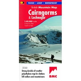 British Mountain Map - Cairngorms and Lochnagar