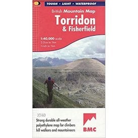British Mountain Map - Torridon + Fisherfield