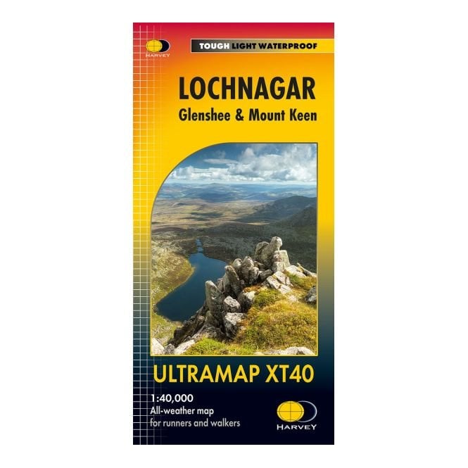 HARVEY MAPS Lochnagar Glenshee & Mount Keen Ultramap