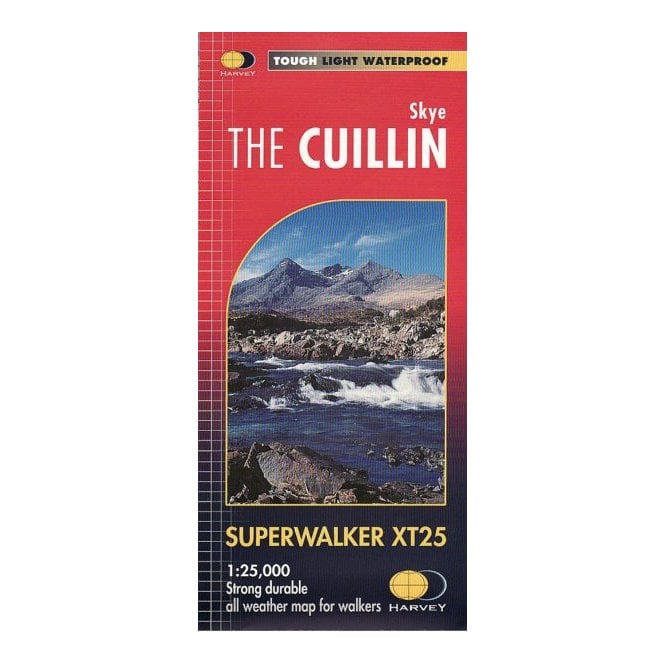HARVEY MAPS Superwalker XT25 Map - Skye, The Cullin