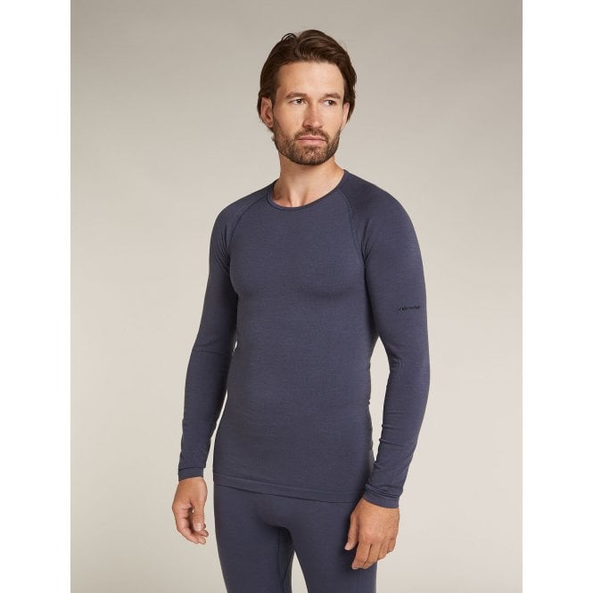 Icebreaker Men's Merino Blend 260 ZoneKnit™ Seamless Long Sleeve Crewe Thermal Top