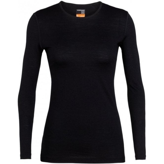 Icebreaker Women's 200 Oasis Long Sleeve Crewe