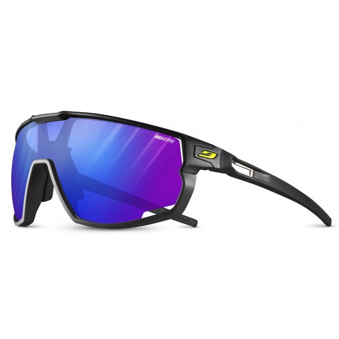 JULBO - Sunglasses for Action Sports Rush Reactiv Performance S1-3 Sports Sunglasses Black/Black