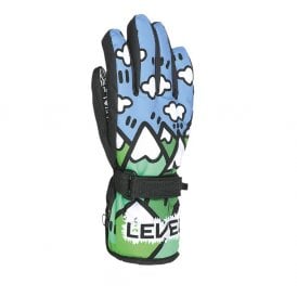 Junior Ninja Green Ski Snowboard Gloves