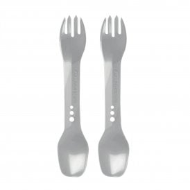 Ellipse Spork 2 Pack Light Grey