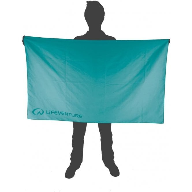 Lifeventure Recycled SoftFibre Trek Towel Teal Large