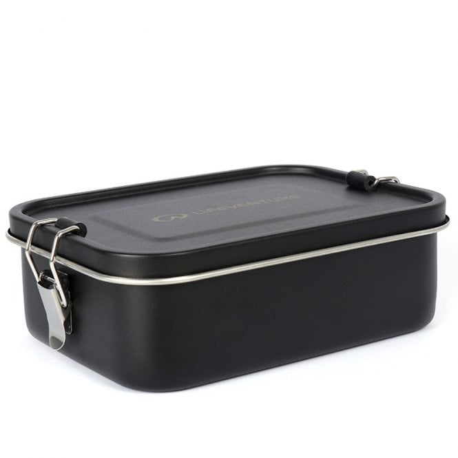 Lifeventure Stainless Steel Lunch Box Black