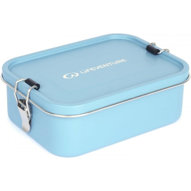Lifeventure Stainless Steel Lunch Box Ice Blue