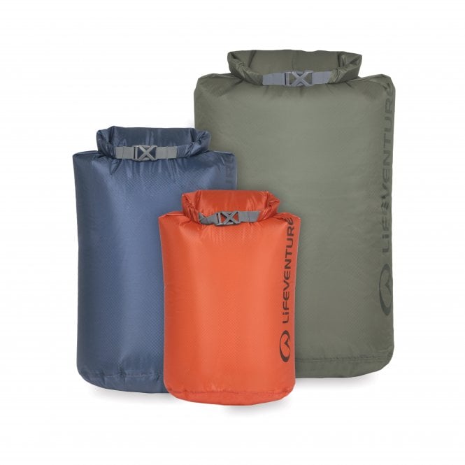 Lifeventure Ultralight DryBag Multipack - Earth Tones