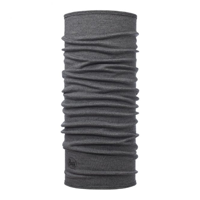 Buff Midweight Merino Wool  - Light Grey Melange