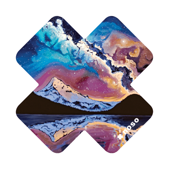 Noso Repair Patch - GALAXY HITCHHIKING by Christina Russell