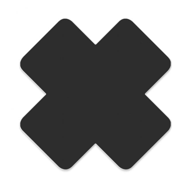 Noso Ripstop Patch - X Black 2.5