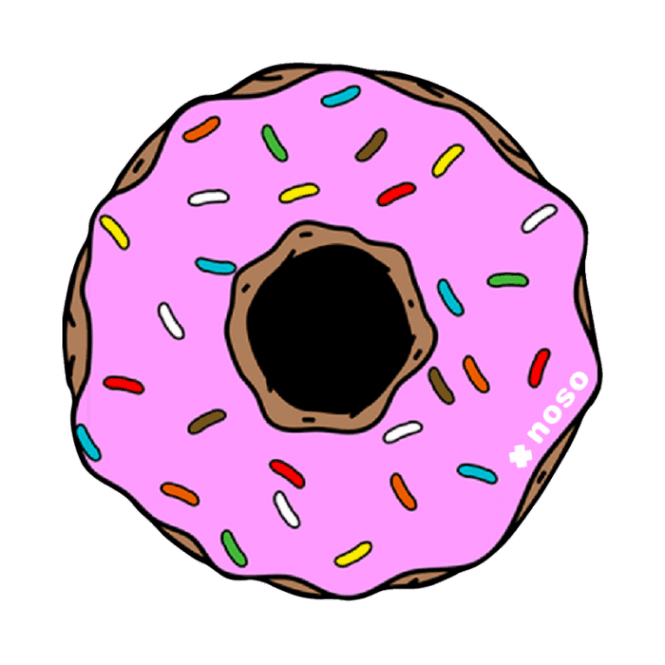 Noso Waterproof Repair Patch - DONUT PINK
