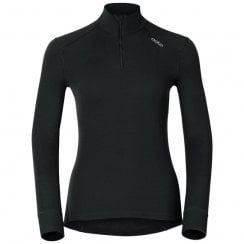 Women's ACTIVE WARM 1/2 Zip Turtle-Neck Long-Sleeve Base Layer Top