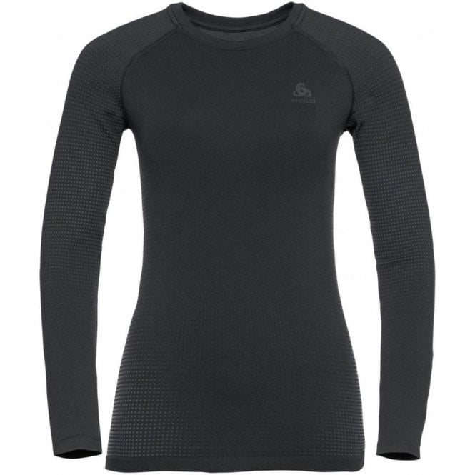 Odlo Women's BL Performance Warm Eco Crew Neck l/s Top 
