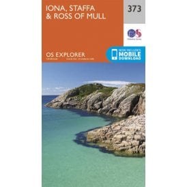 OS Explorer Map - 373 Iona, Staffa & Ross of Mull