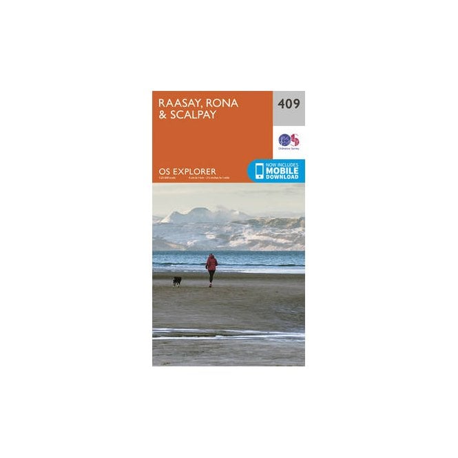 Ordnance Survey OS Explorer Map 409 - Raasay, Rona & Scalpay