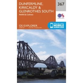 OS Explorer Map - Dunfermline, Kirkcaldy & Glenrothes South