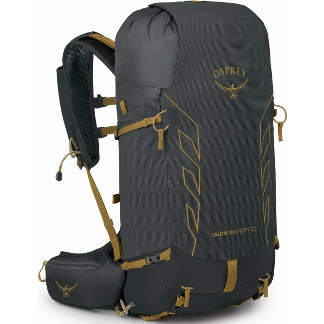 Osprey Talon Velocity 30 Rucksack Dark Charcoal/Tumbleweed Yellow - L/XL