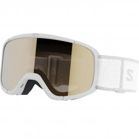 Lumi Access Junior Goggles - White/Univ Flash G