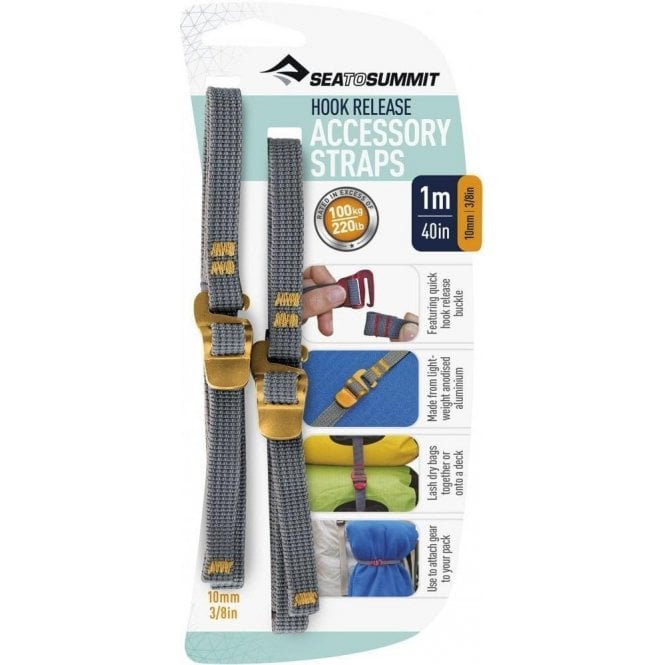 SEA TO SUMMIT Hook Release Accessory Straps - 10mm x 1m