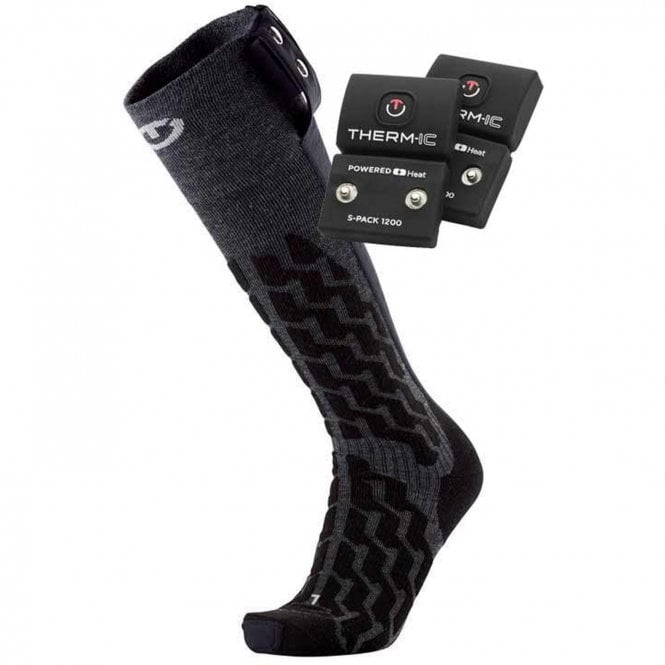 Thermic Powersocks Set Heat Fusion Uni + S-Pack 1200 Heated Ski Socks 