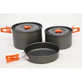 Hard Anodised 4 Person Cook Kit