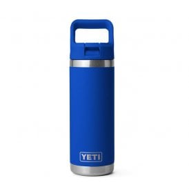 Rambler 18oz Colour Straw Bottle - Royal Blue